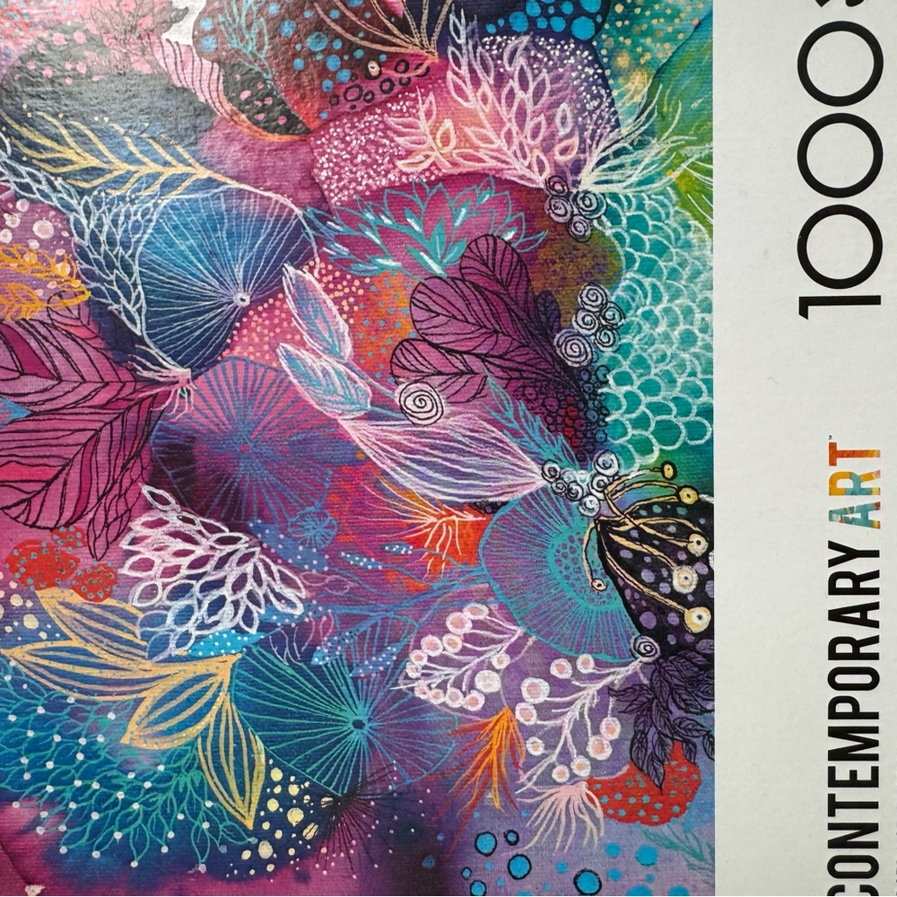 Contemporary Art 1000-Piece Puzzle - Colorful Design